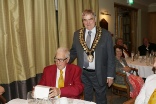 Peter Brookes recieving long servie award.JPG