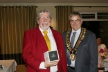 Peter Felton recieving long service award.JPG